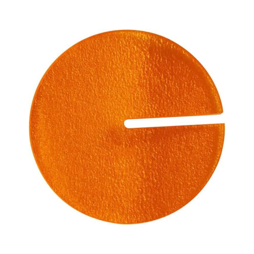 Set van 6 acryl onderzetters, 10 cm vierkant