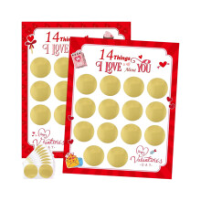 Calendario de Adviento para rascar "14 cosas que me encantan de ti"