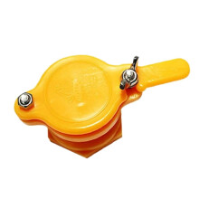 Honey Valve 6pcs, Non-Toxic Durable Tap for Honey Extractor Machines, Hive Beekeeping Equipment, Compatible with Bottling Pails & Containers (Yellow)