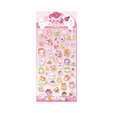 Cartoon 3D Stickers Scrapbooking Stickers Ocean Butterfly Dessert Sticker