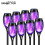 Solar-Fackeln mit lila flackernder Flamme (8er-Pack) 1