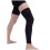 Manica a compressione unisex lunga per gamba, nera 1