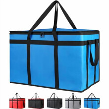 Lot de 2 sacs isothermes XXXL pour la livraison de repas chauds/froids, compatibles avec les chauffe-pizzas et les services de traiteur.
