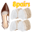 paia di cuscinetti comfort per tacchi alti – Trasparenti e beige 1