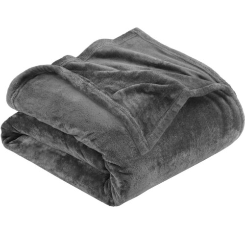 Plysj mikrofiberteppe lett og varmt