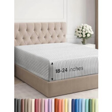 Drap-housse King à poches extra profondes 45 à 60 cm