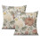 Μαξιλαροθήκες Vintage Floral 16x16", Πακέτο των 2, Κινεζικές Μαξιλαροθήκες 1