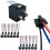 Κιτ ρελέ 4 ακίδων 40/30AMP 12V DC, ρελέ αυτοκινήτου SPST, πακέτο 12 τεμαχίων 1