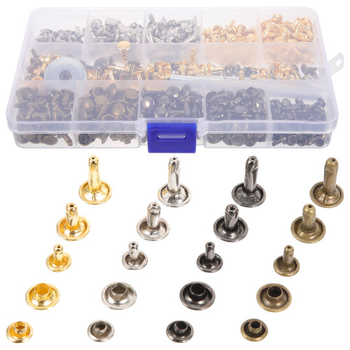 3Ensembles Kit De Rivets En Fer Pour Cuir Couture DIY 1