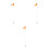 3Pièces Drapeaux Orange Réfléchissants Pour , 7