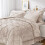 7-teiliges Queen-Bettwäscheset in Beige 1