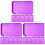 18Pièces Plateau De Tri Perles Violet Pour Artisanat 2