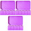 18Pièces Plateau De Tri Perles Violet Pour Artisanat 3
