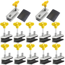 Aluminum Alloy Window Locks for Youth, Child Safety & Anti-Theft, Adjustable for Sliding Doors/Windows, 12 Pcs, Silver, U-Shape, 60mm