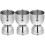 3Pièces Jigger Barman Argenté Précise Outil Mixeur 5