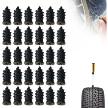 Vacuum Tire Mending Nail – Spiral Rubber Repair Screws for Car, Motorcycle, Jeep (10 pcs, M), compatible with standard tire repair tools