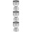 3Pièces Jigger Barman Argenté Précise Outil Mixeur 9