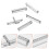20Pièces Décorations Remplaçables Montre En Alliage Zinc Argenté 11