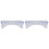 2Pièces Boîte Rangement Combs En Plastique, Transparente Et Résistante 3