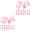 200Pièces Boucles Clip Rose Cadeau Idéal Pour Petites 3