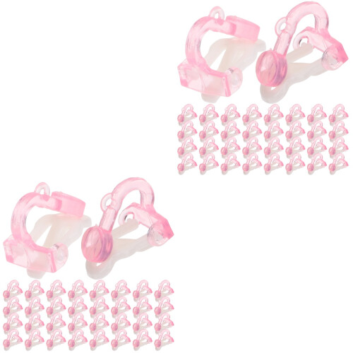 200Pièces Boucles Clip Rose Cadeau Idéal Pour Petites 2