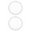2Pièces Couvercles Silicone Blancs Universels Protection Cuisine 6