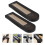 6Pièces Coques Protectrices Imperméables En Silicone Noir Pour Scooter 10