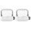 2Pièces Support À Desserts Transparent Séparateurs En Plastique 4
