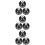 9Pièces De Billard Résine Noire Équilibrée 10