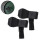 10Pièces Supports Microphone Plastique Réglables Noir Pratiques 9