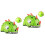 2Pièces Casques Enfants Verts, Coque , Ajustable 50-54Cm 3
