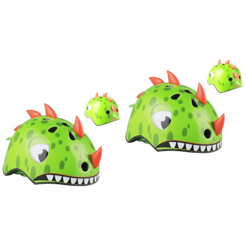 2Pièces Casques Enfants Verts, Coque , Ajustable 50-54Cm 2