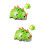 2Pièces Casques Enfants Verts, Coque , Ajustable 50-54Cm 6