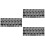 3Pièces Protection Clavier Portable Tpu Noir Confort Et Durable 6