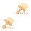10Pièces Brosse Bois Clavier Laptop Instrument Khaki 9