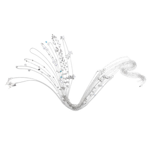 20Pièces De Taille Femme Argentée Métal Boho Chic 2