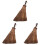3Pièces Mini Balais Naturels Bois Pour Nettoyage Restreint 2