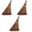 3Pièces Mini Balais Naturels Bois Pour Nettoyage Restreint 3