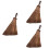 3Pièces Mini Balais Naturels Bois Pour Nettoyage Restreint 6