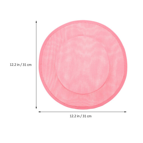 Base De Chapeau En Sinamay Rose Pour Créations DIY 1