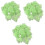 3Pièces Organza Vert Clair À Cordon, Pochettes , Cadeaux 3