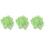 3Pièces Organza Vert Clair À Cordon, Pochettes , Cadeaux 4