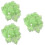 3Pièces Organza Vert Clair À Cordon, Pochettes , Cadeaux 7
