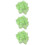 3Pièces Organza Vert Clair À Cordon, Pochettes , Cadeaux 8