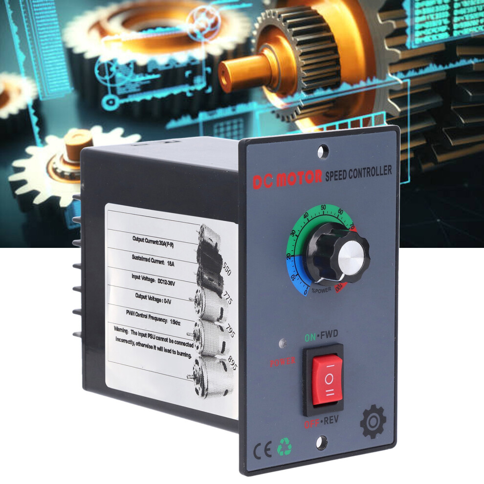 30A DC Motor Speed Controller 12-36V Reverse