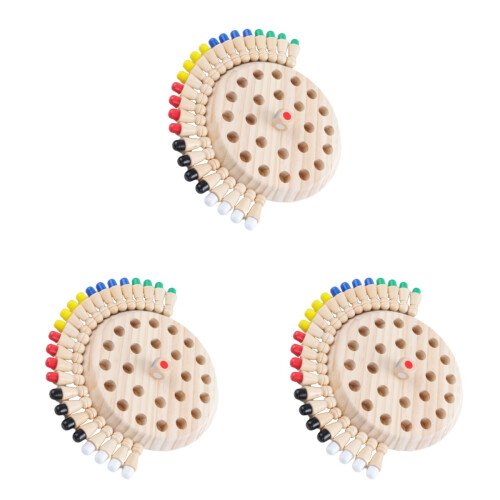 3Pièces En Bois Jouets Educatifs Concentration 1