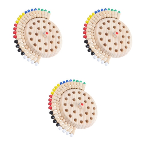 3Pièces En Bois Jouets Educatifs Concentration 2
