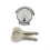 Yale (One Size, Satin Chrome) Yale Replacement Rim Cylinder Lock 1