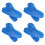 600Pièces Bras Jetables Protection Anti-Huile Bleu 2