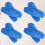 600Pièces Bras Jetables Protection Anti-Huile Bleu 8